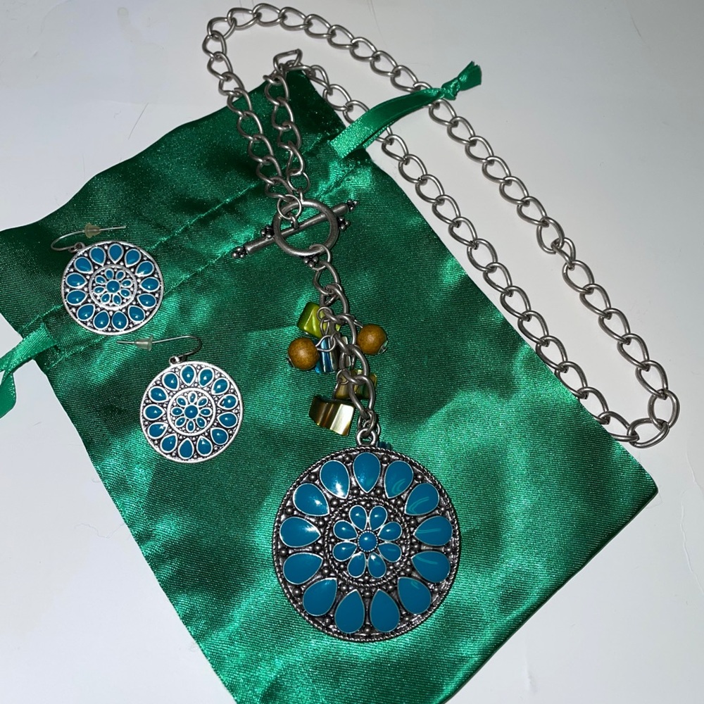 Turquoise Necklace Set